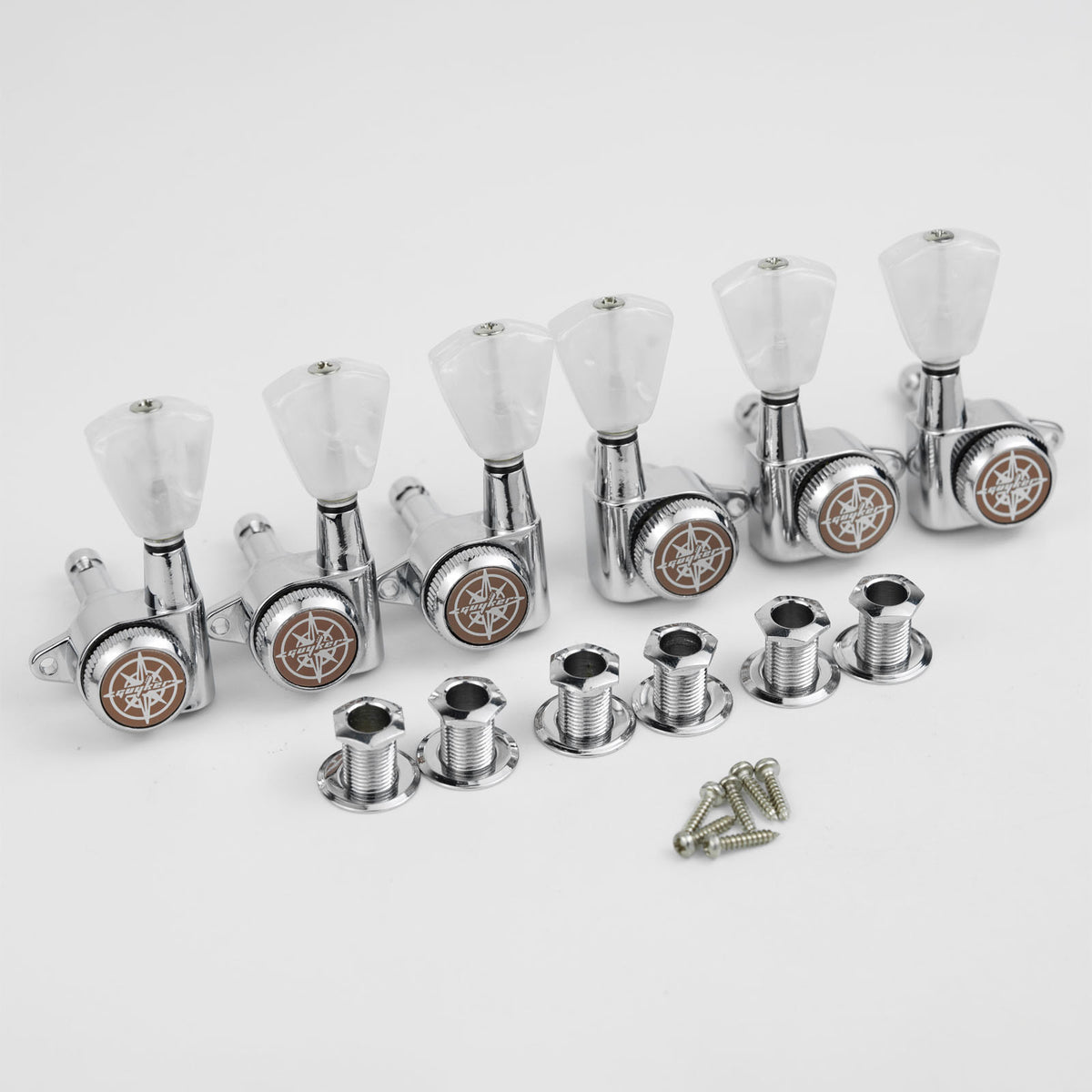 Guyker GK102SP-A Locking Guitar Tuners for Electric Guitar 1:21 Ratio