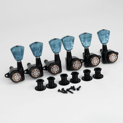 Guyker GK102SP-A Locking Guitar Tuners for Electric Guitar 1:21 Ratio