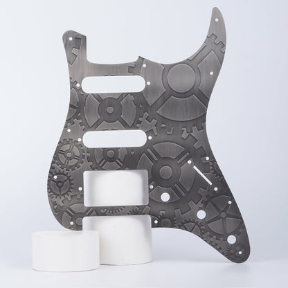 11-hole Modern-style S/S/H Brass Pickguard for FD Stratocaster Guyker