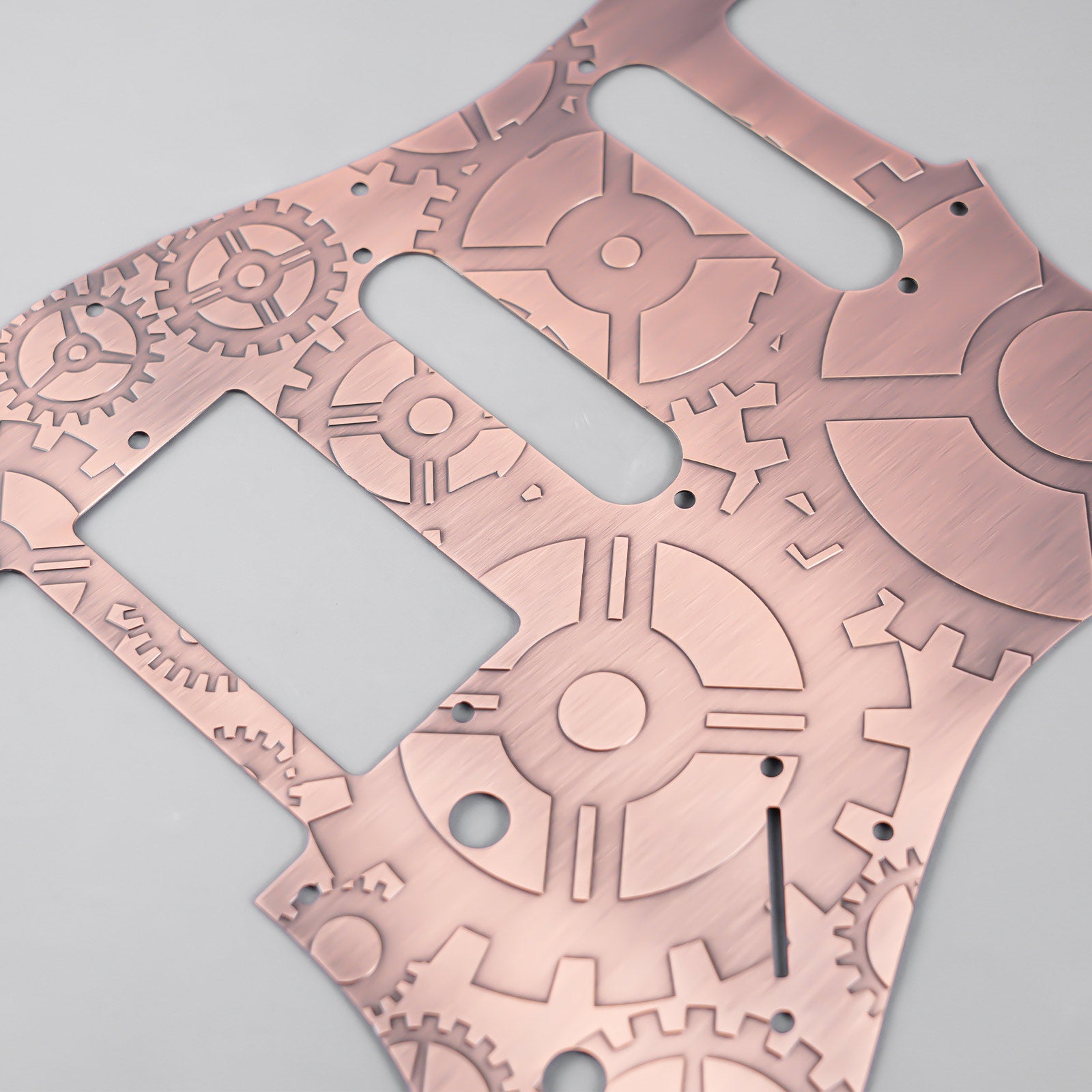 11-hole Modern-style S/S/H Brass Pickguard for FD Stratocaster Guyker