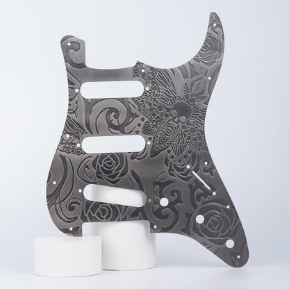 11-hole Modern-style S/S/S Brass Pickguard for FD Stratocaster Guyker