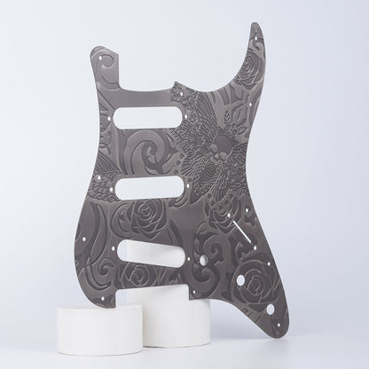 11-hole Modern-style S/S/S Brass Pickguard for FD Stratocaster Guyker