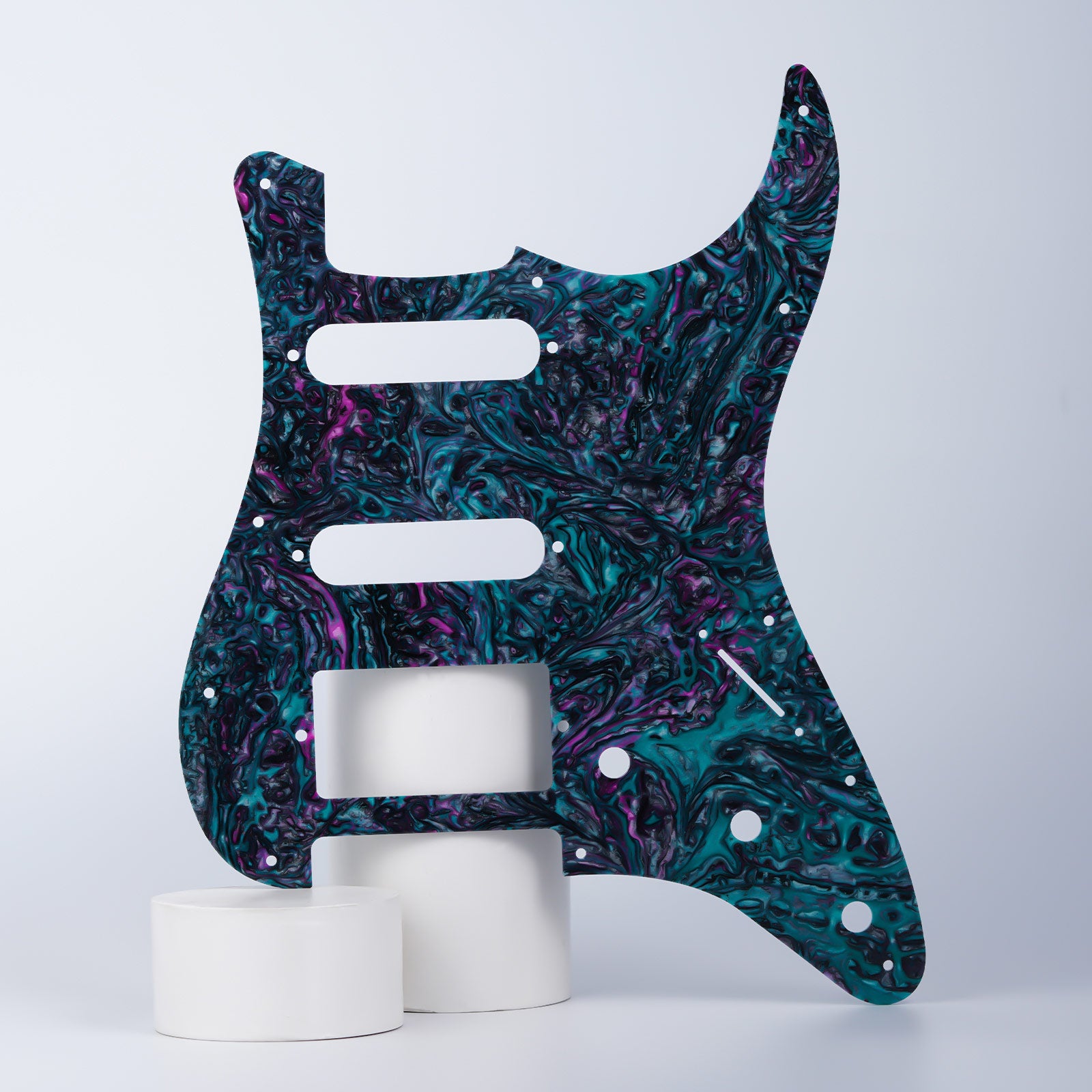 11-hole S/S/H Modern Resin Pickguard for ST  Guyker