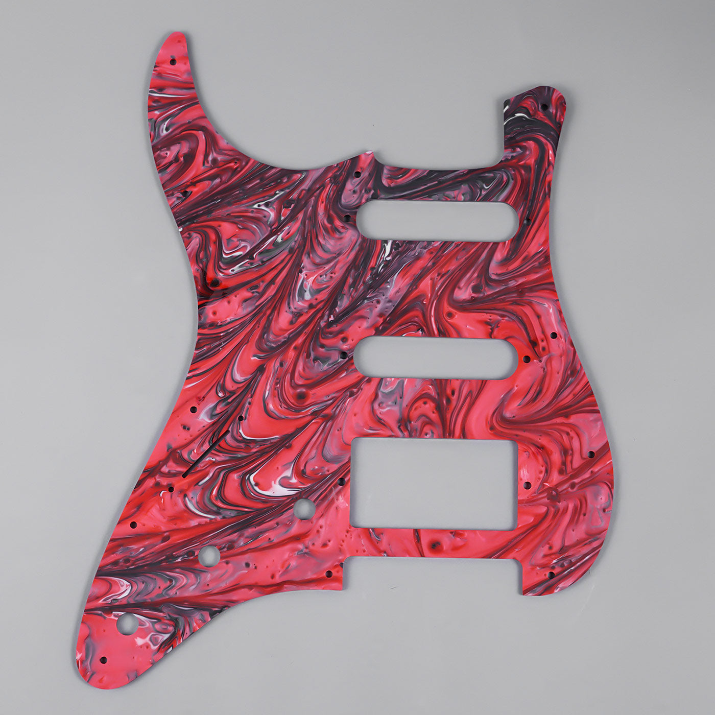11-hole S/S/H Modern Resin Pickguard for ST Guyker