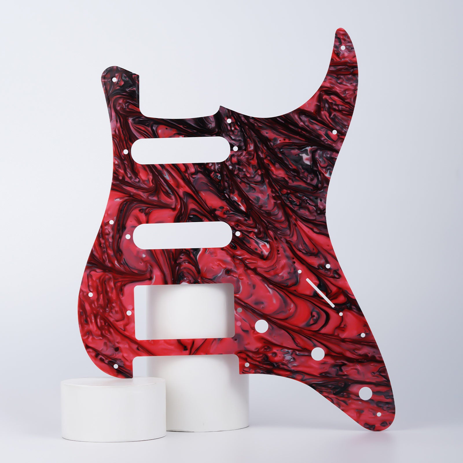 11-hole S/S/H Modern Resin Pickguard for ST  Guyker
