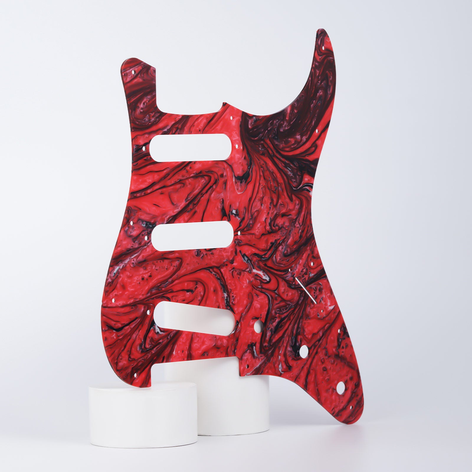 11-hole S/S/S Modern Resin Pickguard for ST Guyker