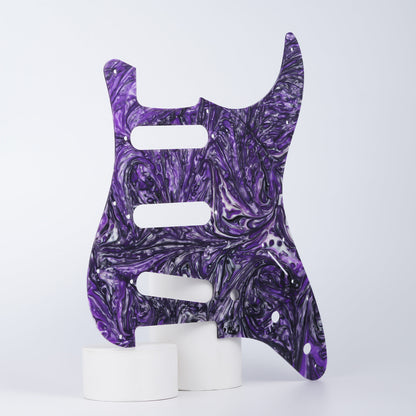 11-hole S/S/S Modern Resin Pickguard for ST Guyker