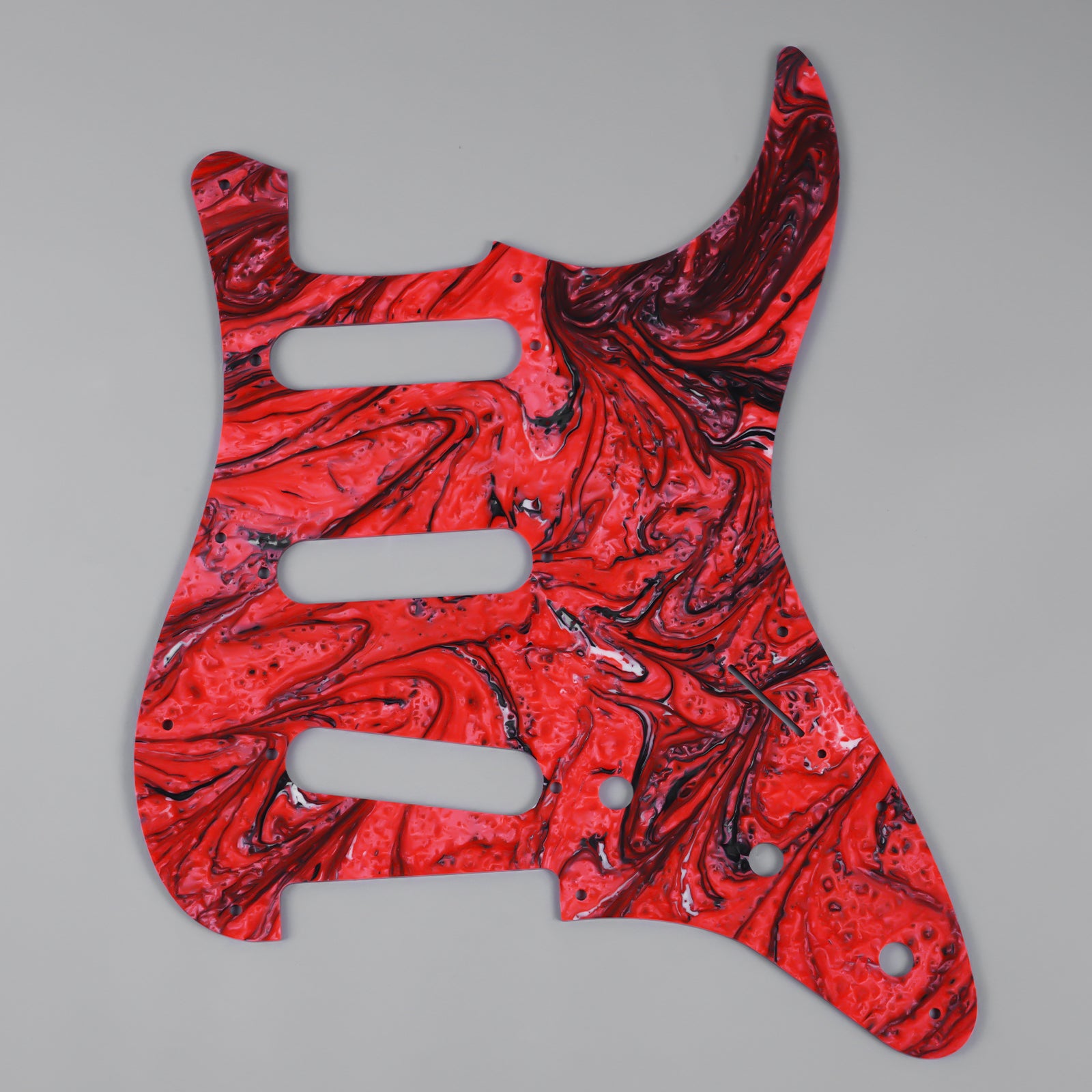 11-hole S/S/S Modern Resin Pickguard for ST Guyker