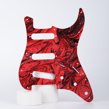 11-hole S/S/S Modern Resin Pickguard for ST Guyker