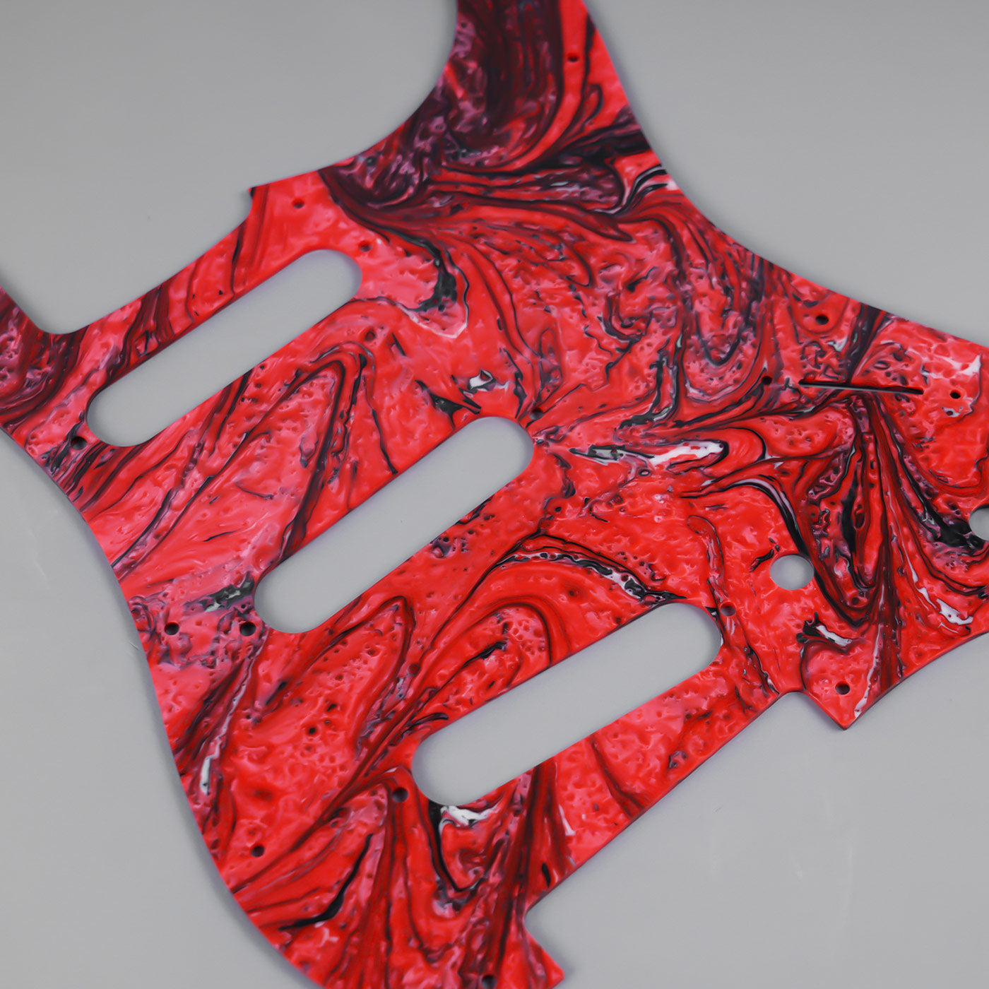11-hole S/S/S Modern Resin Pickguard for ST Guyker