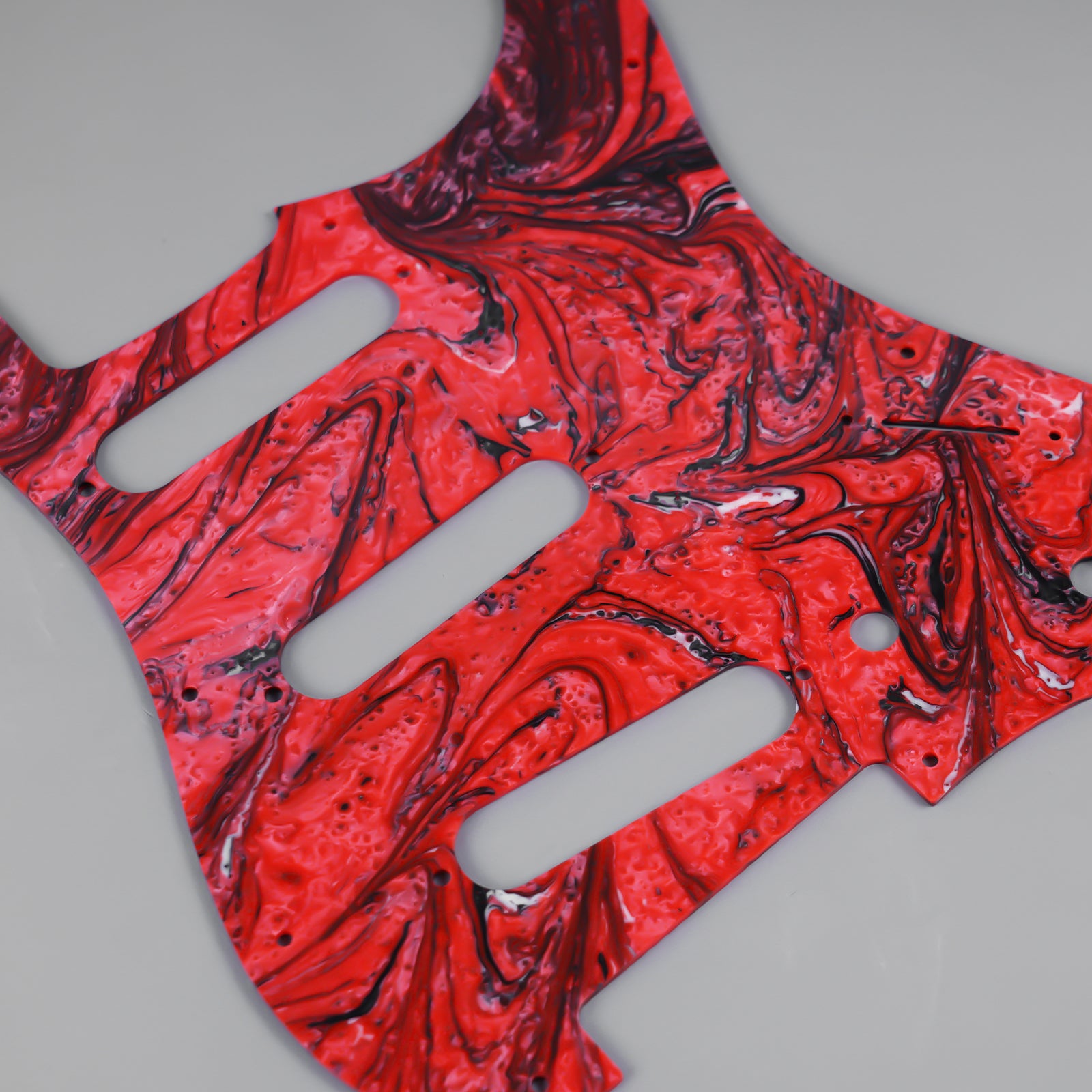 11-hole S/S/S Modern Resin Pickguard for ST Guyker