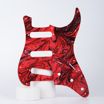 11-hole S/S/S Modern Resin Pickguard for ST Guyker