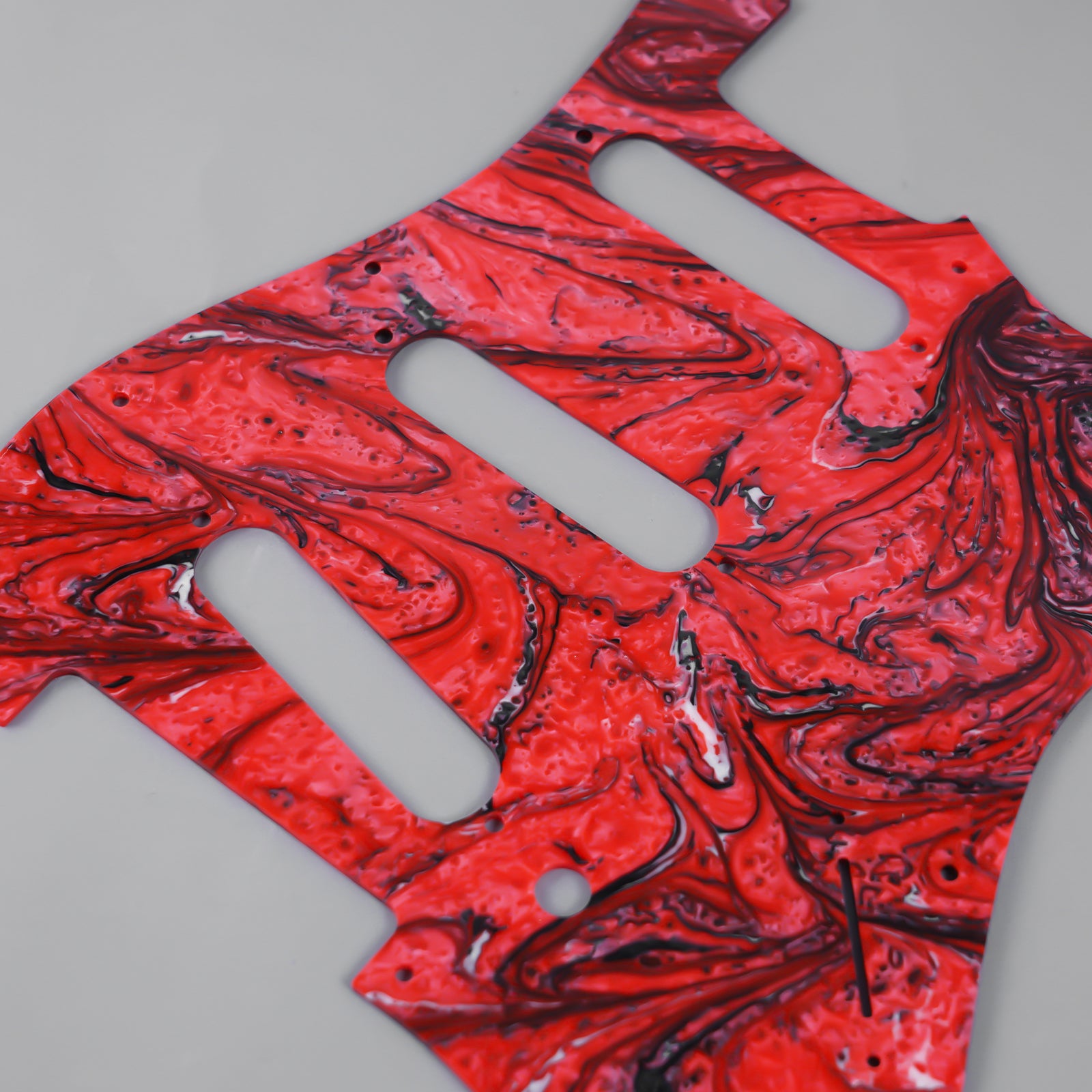 11-hole S/S/S Modern Resin Pickguard for ST Guyker