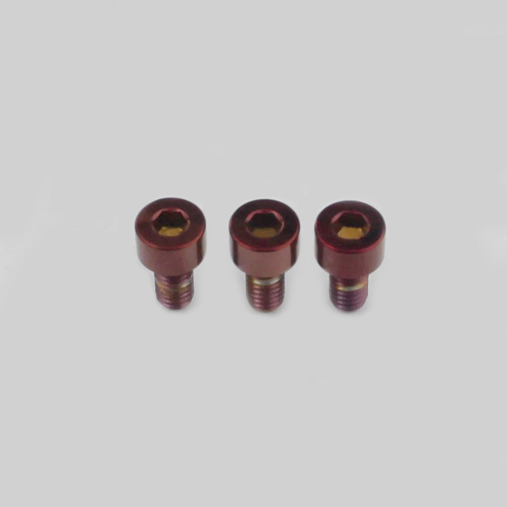 1 Set Red Titanium Alloy FR Screw Set