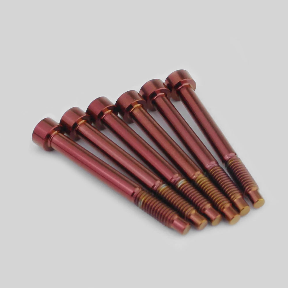 1 Set Red Titanium Alloy FR Screw Set