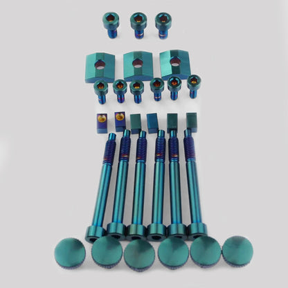 1 Set Red Titanium Alloy FR Screw Set