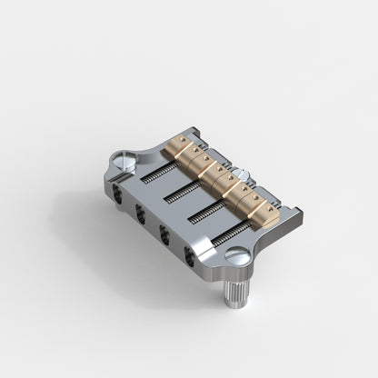 Guyker GBA-004 CNC Aluminum Alloy 3-Point Bass Guitar Bridge for GBS EP