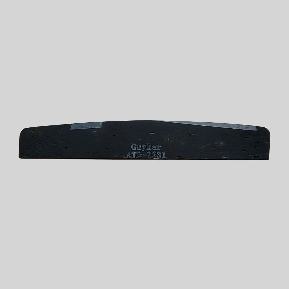 Guyker Bone Nut or Saddle Black Flat for Acoustic Guitar