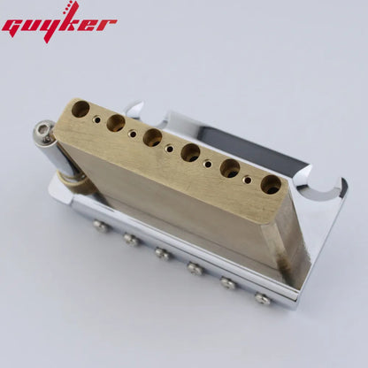 2-Point Fixed Tremolo Bridge 10.8mm Spacing Brass Block Guyker