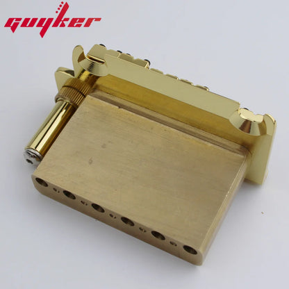 2-Point Fixed Tremolo Bridge 10.8mm Spacing Brass Block Guyker