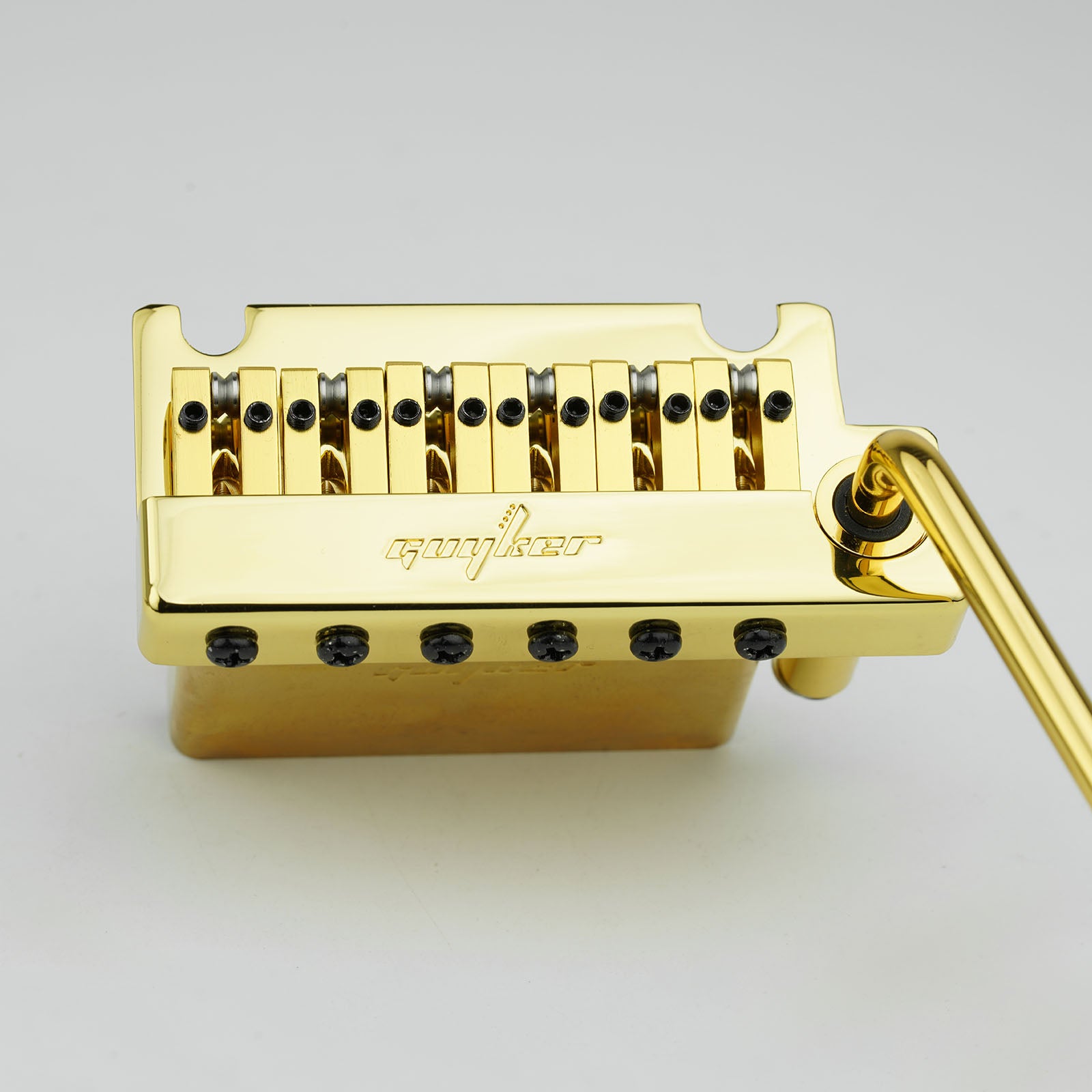 2-Point Tremolo Bridge with Brass Saddle & Block For FD Strat Guyker