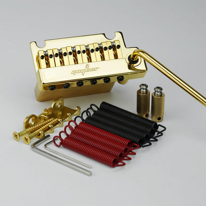 2-Point Tremolo Bridge with Brass Saddle & Block For FD Strat Guyker
