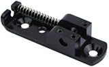 Guyker Vintage Machined Adjustable Stainless Steel Saddle Metal Plate Single Bass Bridge (1 Piece, Black)