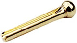Guyker Brass Pins Bridge Pins, Endpin for 6 Strings Folk Acoustic Guitar Nail Pegs Replacement Parts High Craftsmanship 1 Set (6 Pcs)
