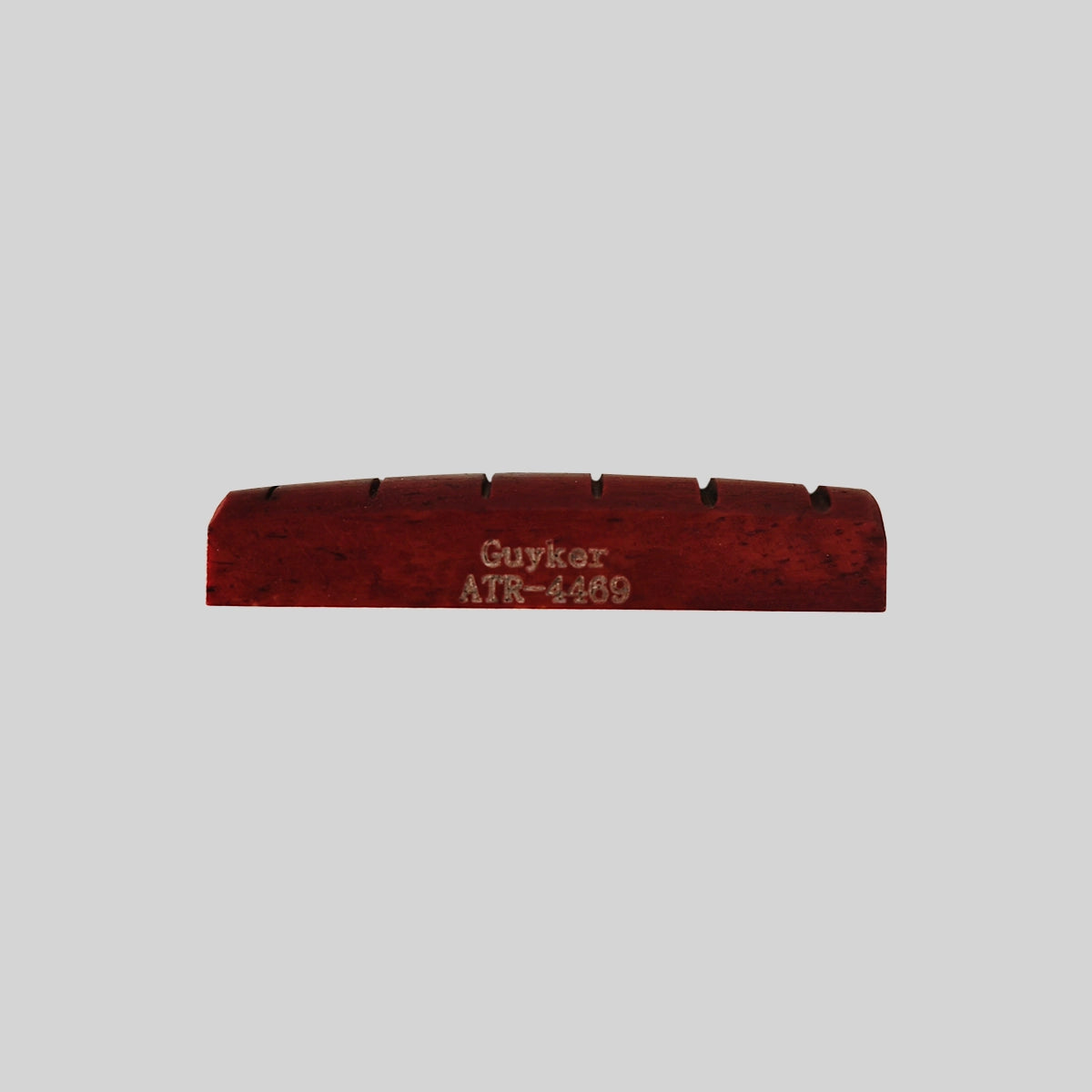 Guyker Bone Nut for Acoustic Guitar Red Flat Bottom and Raw Pre-Slotted Nut