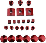 Guyker Red Titanium Alloy Screws Set Replacement Compatible with FR Tremolo System Electric Guitar