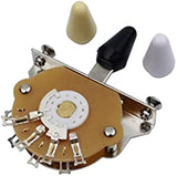 Guyker Oak 5 Way Super Lever Guitar Switch For ST Double Pole Guitar Accessories