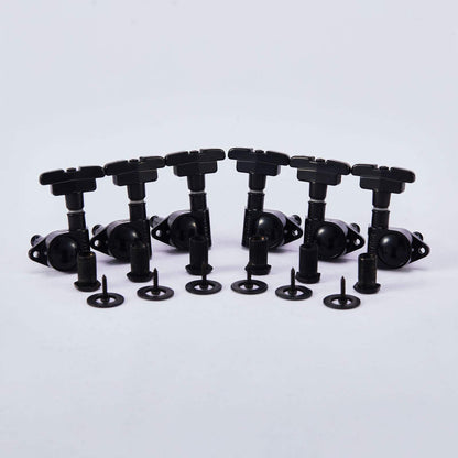 3R+3L Guitar Tuning Pegs 1:21 Gear Ratio Non-Locking Guyker