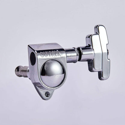 3R+3L Guitar Tuning Pegs 1:21 Gear Ratio Non-Locking Guyker