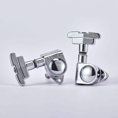 3R+3L Guitar Tuning Pegs 1:21 Gear Ratio Non-Locking Guyker
