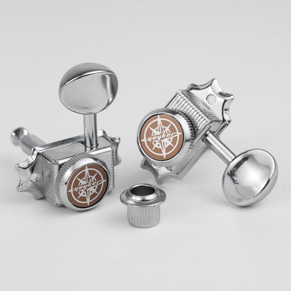 3R+3L Locking Guitar Tuners Vintage Style Machine Heads Guyker