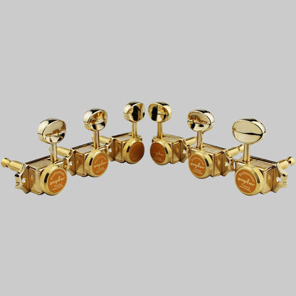 3R+3L Locking Guitar Tuners Vintage Style Machine Heads Guyker