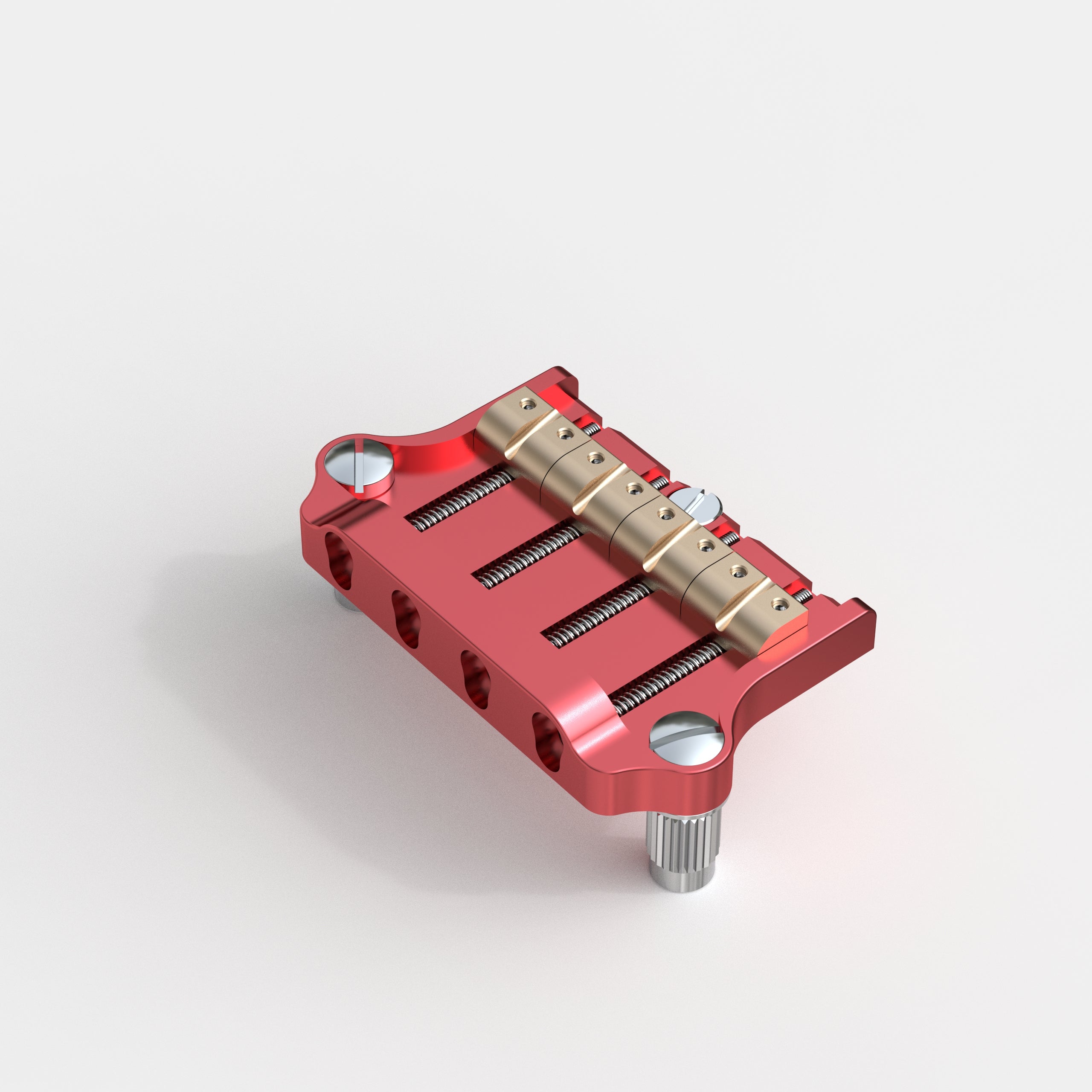 Guyker GBA-004 CNC Aluminum Alloy 3-Point Bass Guitar Bridge for GBS EP