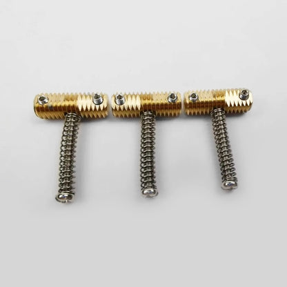 3 PCs 10.8mm Brass Thread Brass Saddles Set with Wrench for Tele TL | Guyker