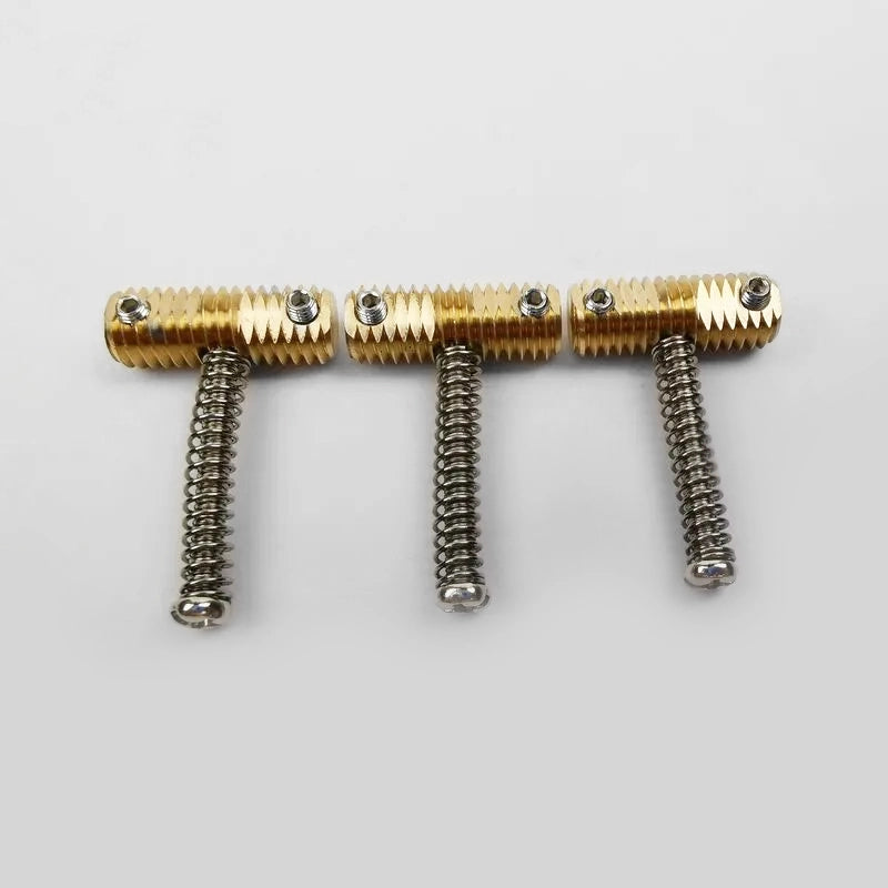 3 PCs 10.8mm Brass Thread Brass Saddles Set with Wrench for Tele TL | Guyker
