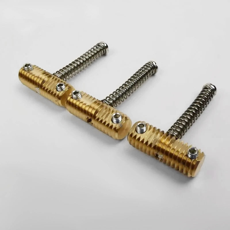 3 PCs 10.8mm Brass Thread Brass Saddles Set with Wrench for Tele TL | Guyker