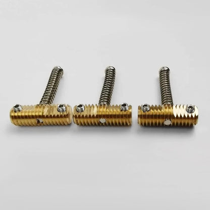 3 PCs 10.8mm Brass Thread Brass Saddles Set with Wrench for Tele TL | Guyker