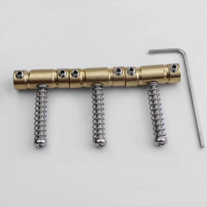 3 pcs In-Tune Guitar Bridge Saddles Brass Material Well 10.8 mm String Spacing  For TL Guitar