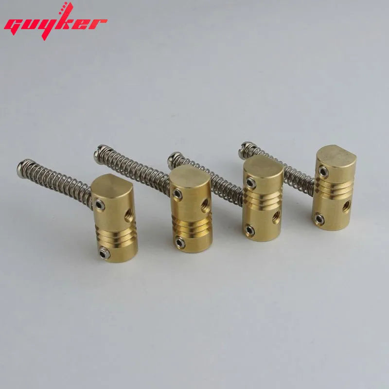 BS403-brass 4 PCs Highgrade String Pitch 19mm Brass Compensated Saddles Set with Wrench
