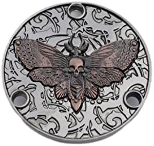 Guyker Guitar Back Cover Butterfly Skeleton Pattern Metal Toggle Switch Compatible with Gibson Les Paul LP Style Guitar