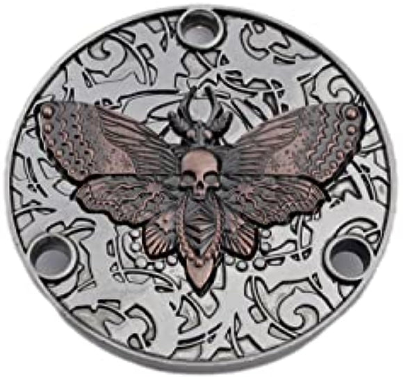Guyker Guitar Back Cover Butterfly Skeleton Pattern Metal Toggle Switch Compatible with Gibson Les Paul LP Style Guitar