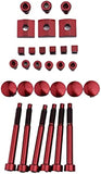 Guyker Red Titanium Alloy Screws Set Replacement Compatible with FR Tremolo System Electric Guitar