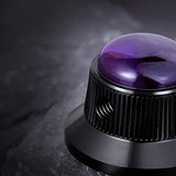 Guyker Top Hat Guitar Bass Potentiometer Control Knobs with 6mm Dia. Shaft Pots - 3PCS Bell Speed Tone Volume Knob Replacement for Electric Guitar or Precision Bass, Amethyst Stone Top