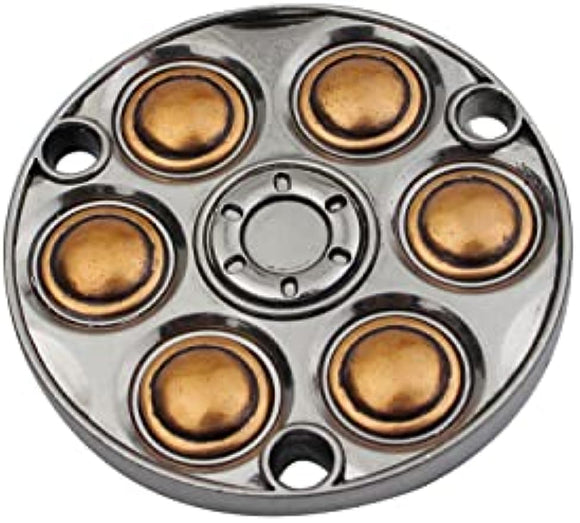 Guyker Guitar Back Cover Roulette Pattern Metal Toggle Switch Compatible with Gibson Les Paul LP Style Guitar