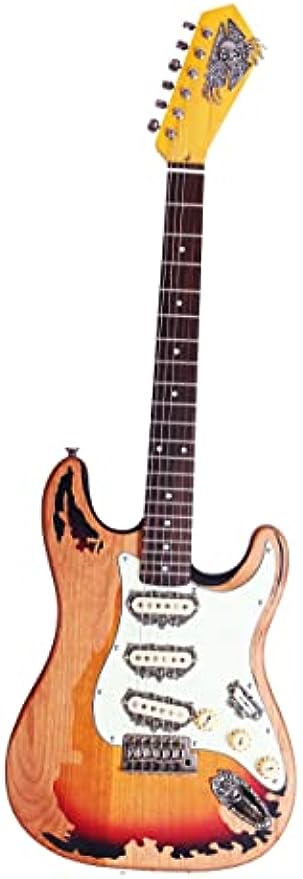 Guyker Full Size Electric Guitar 6 String Solid Body F-ST Strat Style - Maple Fretboard, Alder Body, Right Handed Tuners, SSS Pickups, Tone and Volume Knobs, for Beginner Intermediate & Pro Players