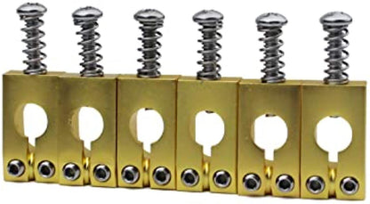 PRS-brass-10.5 Guitar Tremolo Bridge Saddles - Guyker
